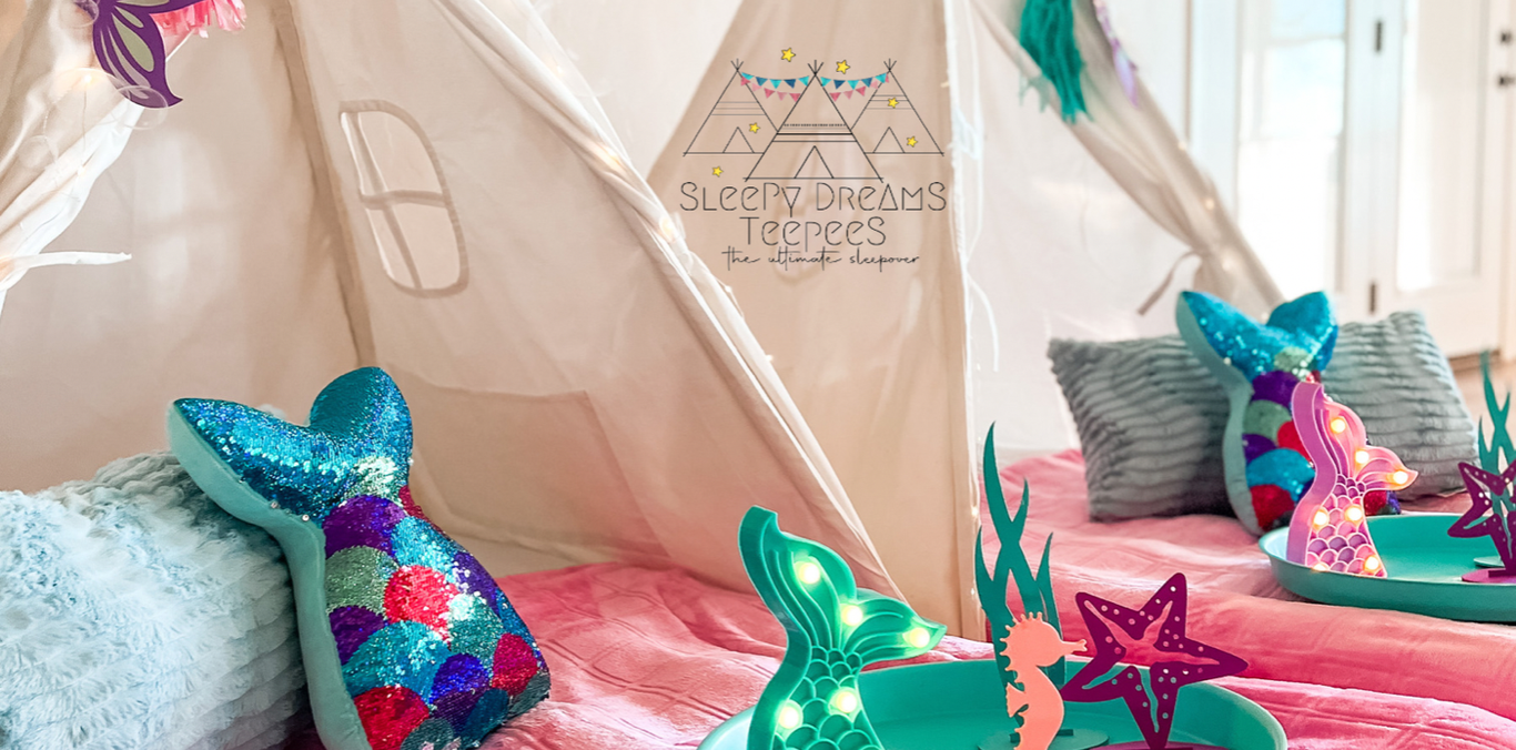 The BEST teepee sleepover party experience in Amarillo Sleepy Dreams